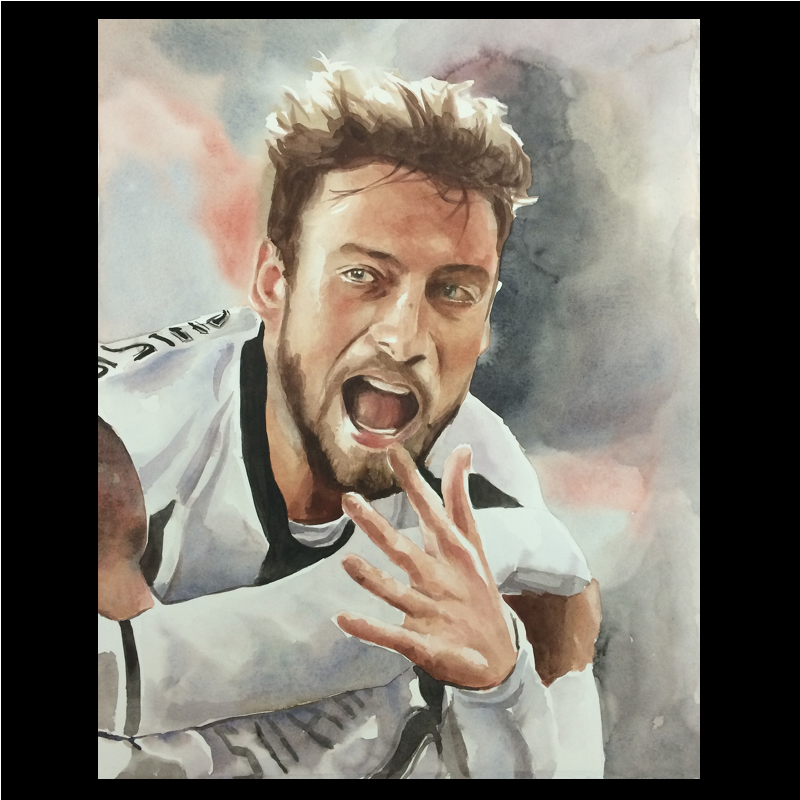 RITRATTO DI MARCHISIO (ritratto su commissione da foto)
