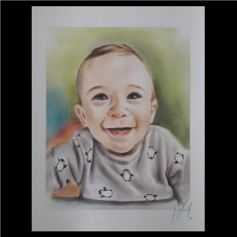 RITRATTO DI BAMBINO (ritratto su commissione da foto)