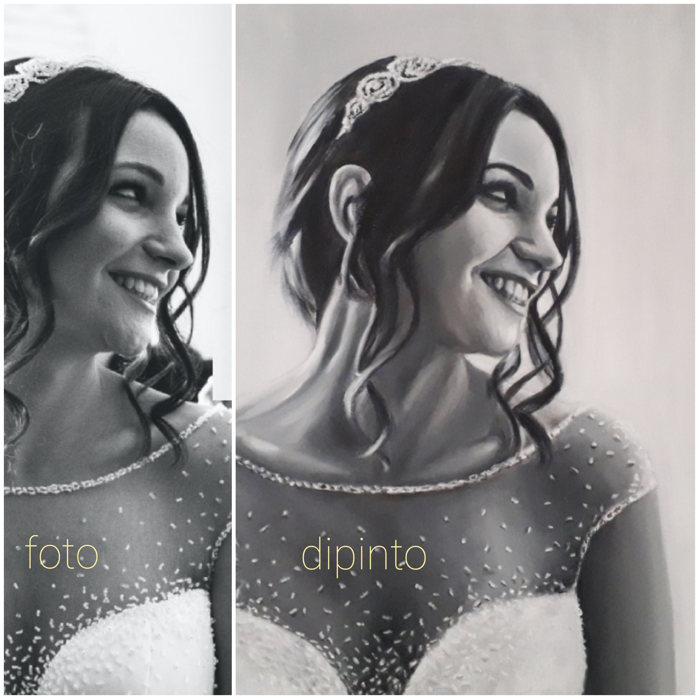 DALLA FOTO AL DIPINTO (ritratto su commissione da foto)